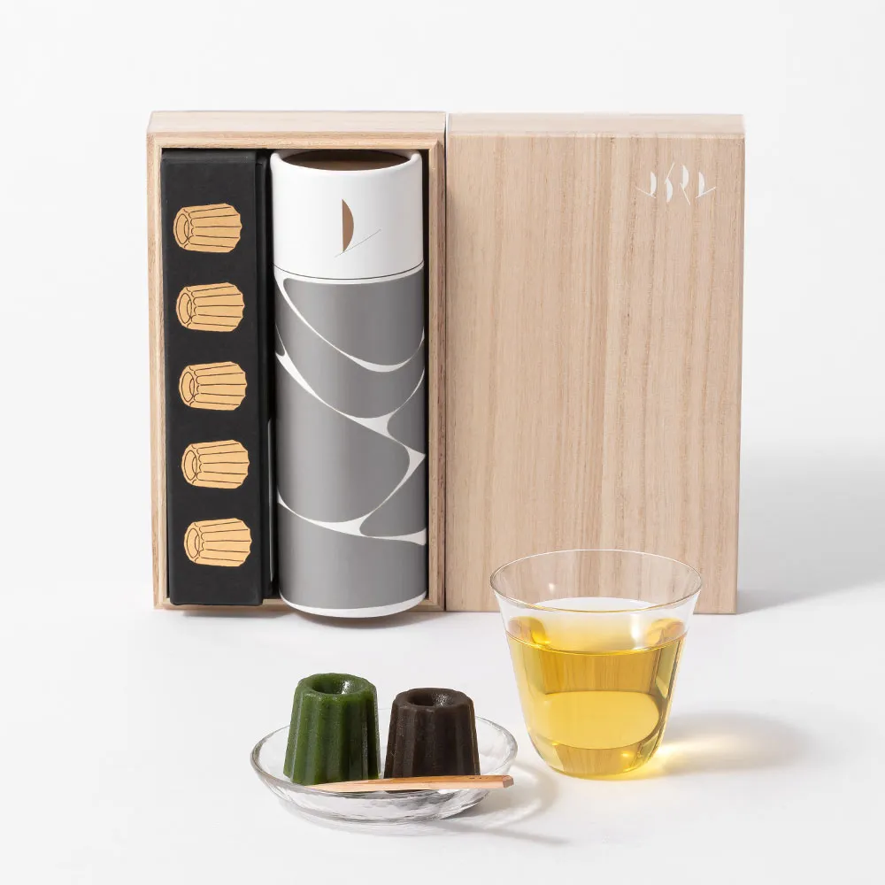 カヌレ羊羹＆お茶セット［井上茶寮］ 2