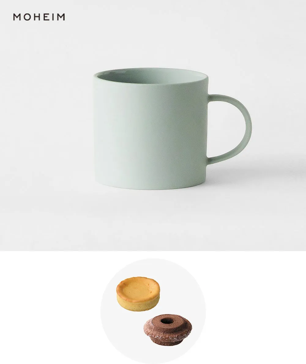 MOHEIM マグカップ/全3カラー［モヘイム］+バームクーヘン＆チーズケーキ						 ライトブルー 