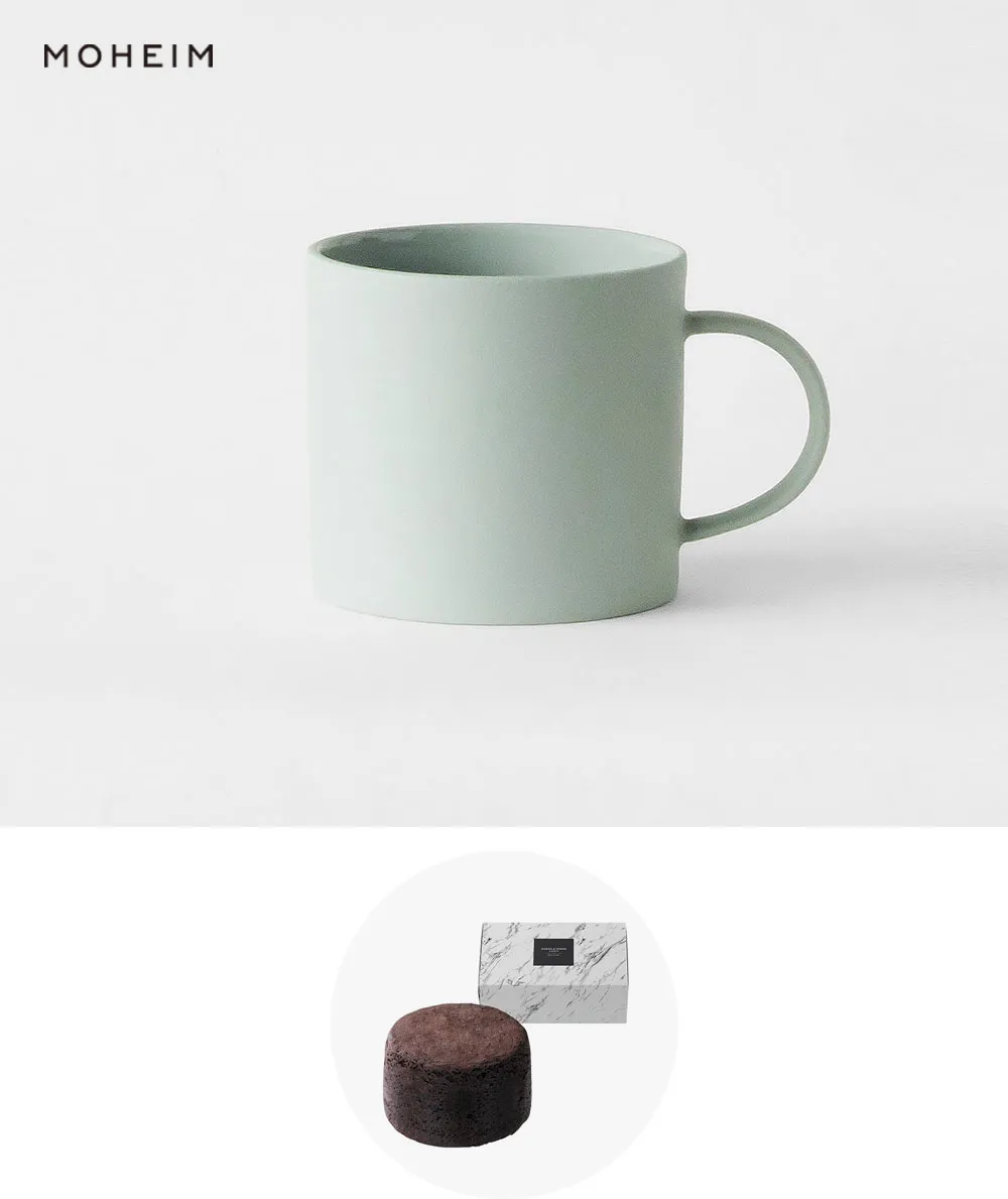 MOHEIM マグカップ/全3カラー［モヘイム］+濃厚フォンダンショコラ ライトブルー 
