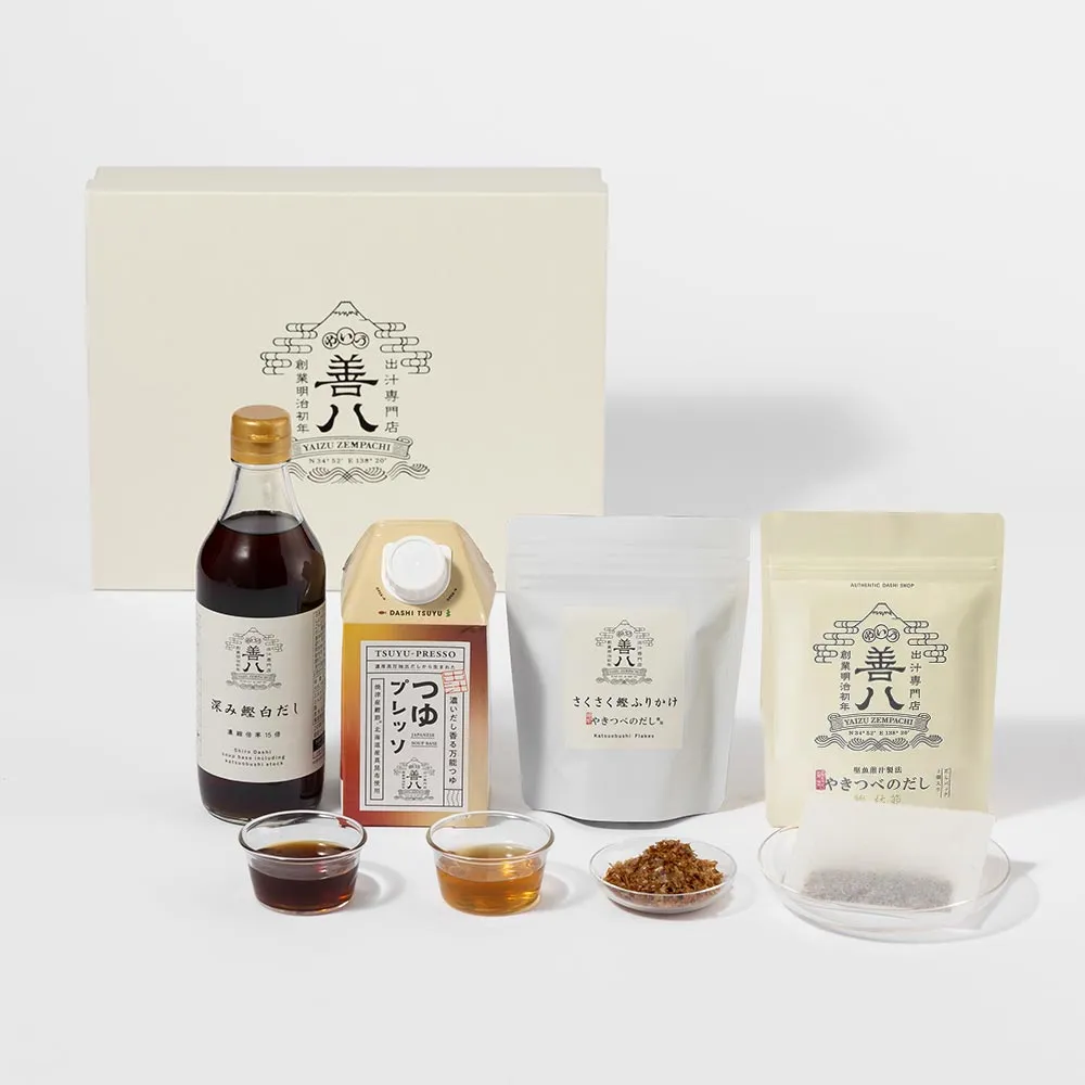 だし＆調味料つゆセット［やいづ善八］