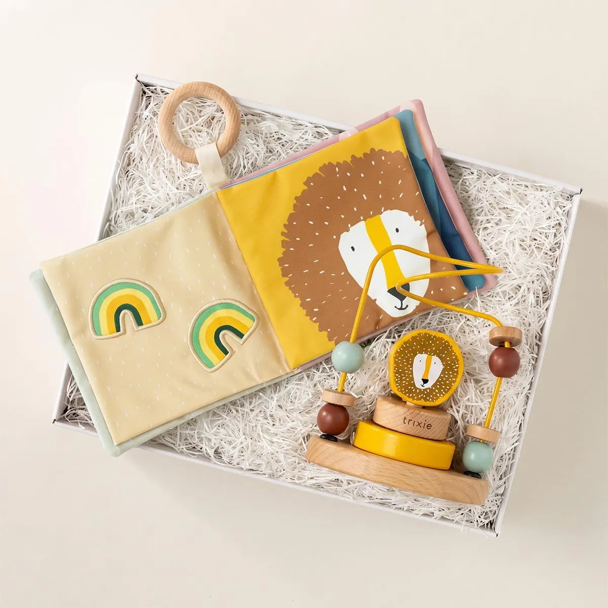 BABY TOY BOX / BEADS MAZE+BOOK /  ライオン［トリクシー］