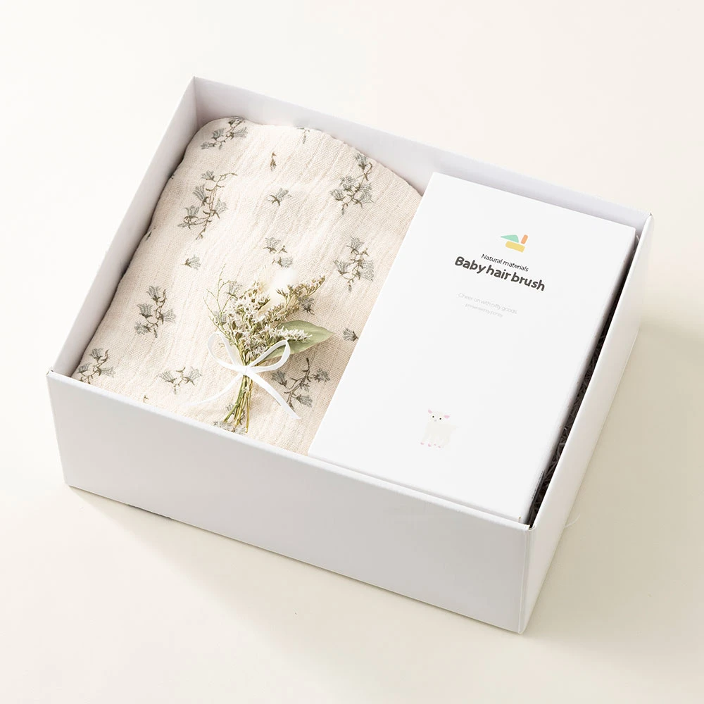 BABY BATH BOX / SWADDLE+HAIR BRUSH / ブルーベル 13