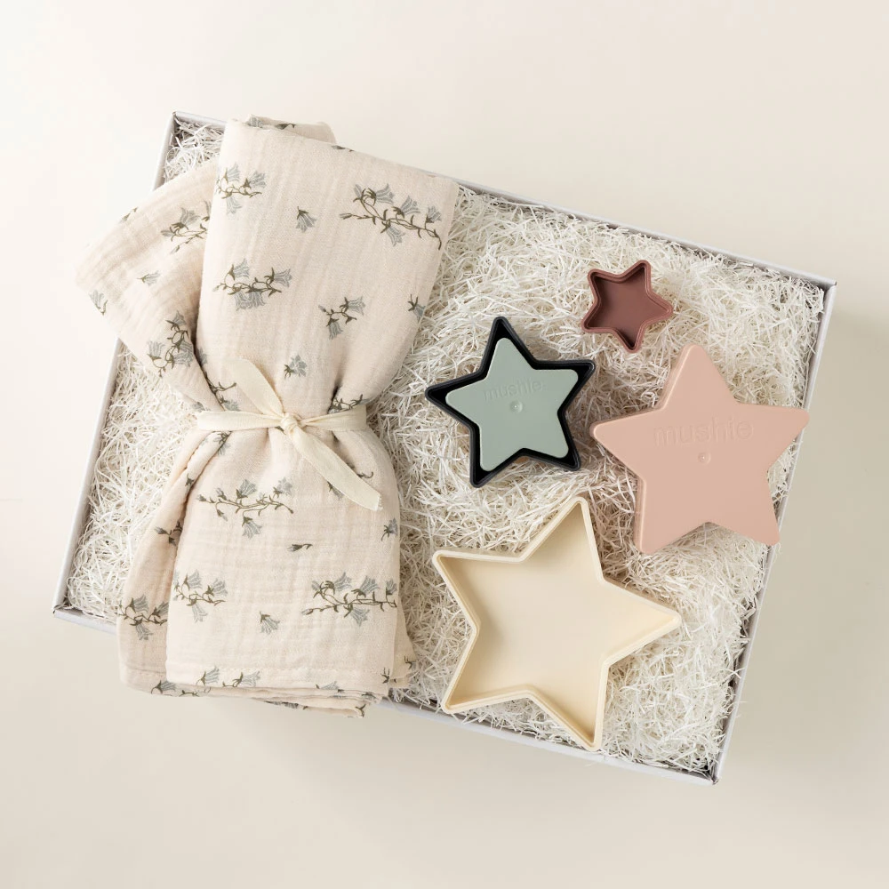 BABY SWADDLE＆TOY BOX / ブルーベル / スター