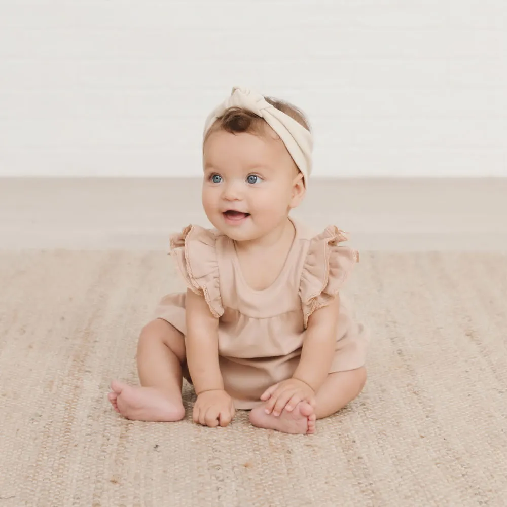 COLLARED ROMPER / INDIGO［クインシーメイ］