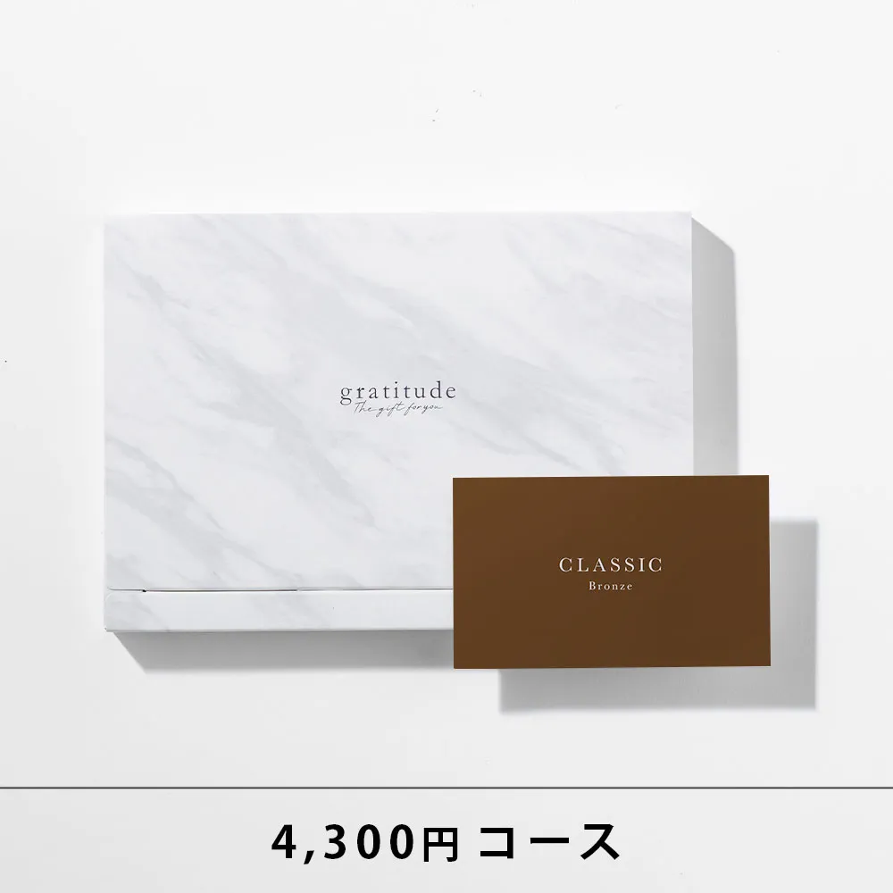 引き出物カード HYACCA /  CLASSIC / 2品セレクト /  ブロンズ 