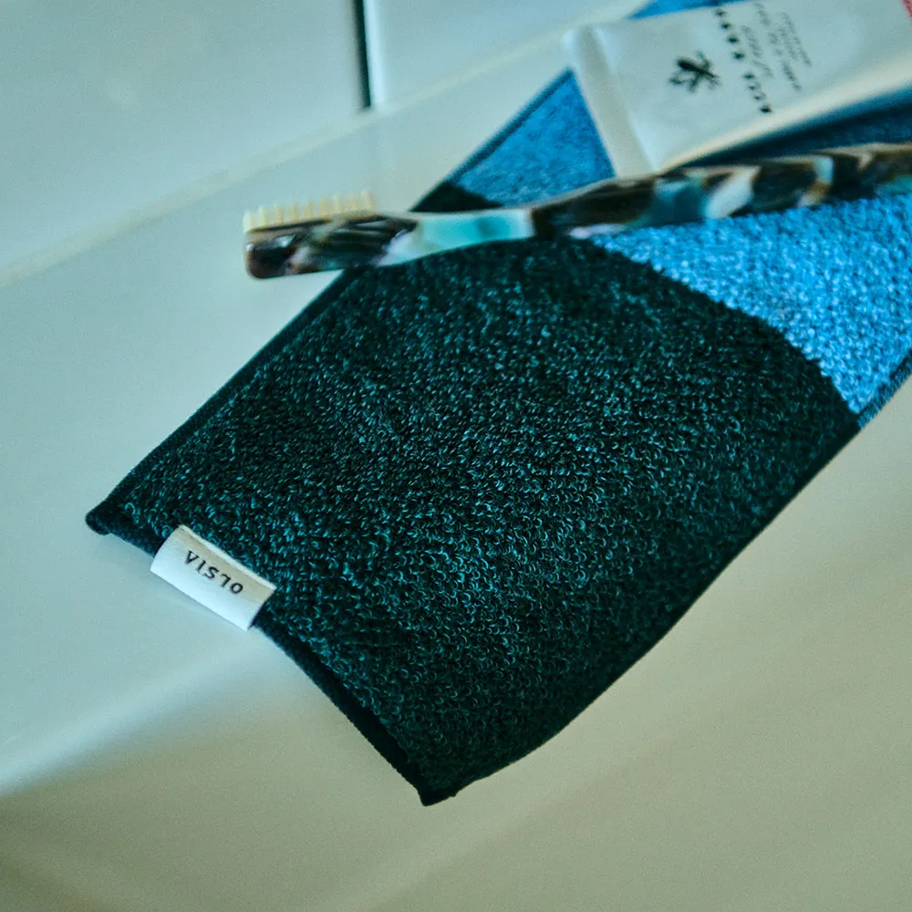 ハーフハンカチタオル2枚セット［オルシア］+バームクーヘン /  ピンク＆ブラック