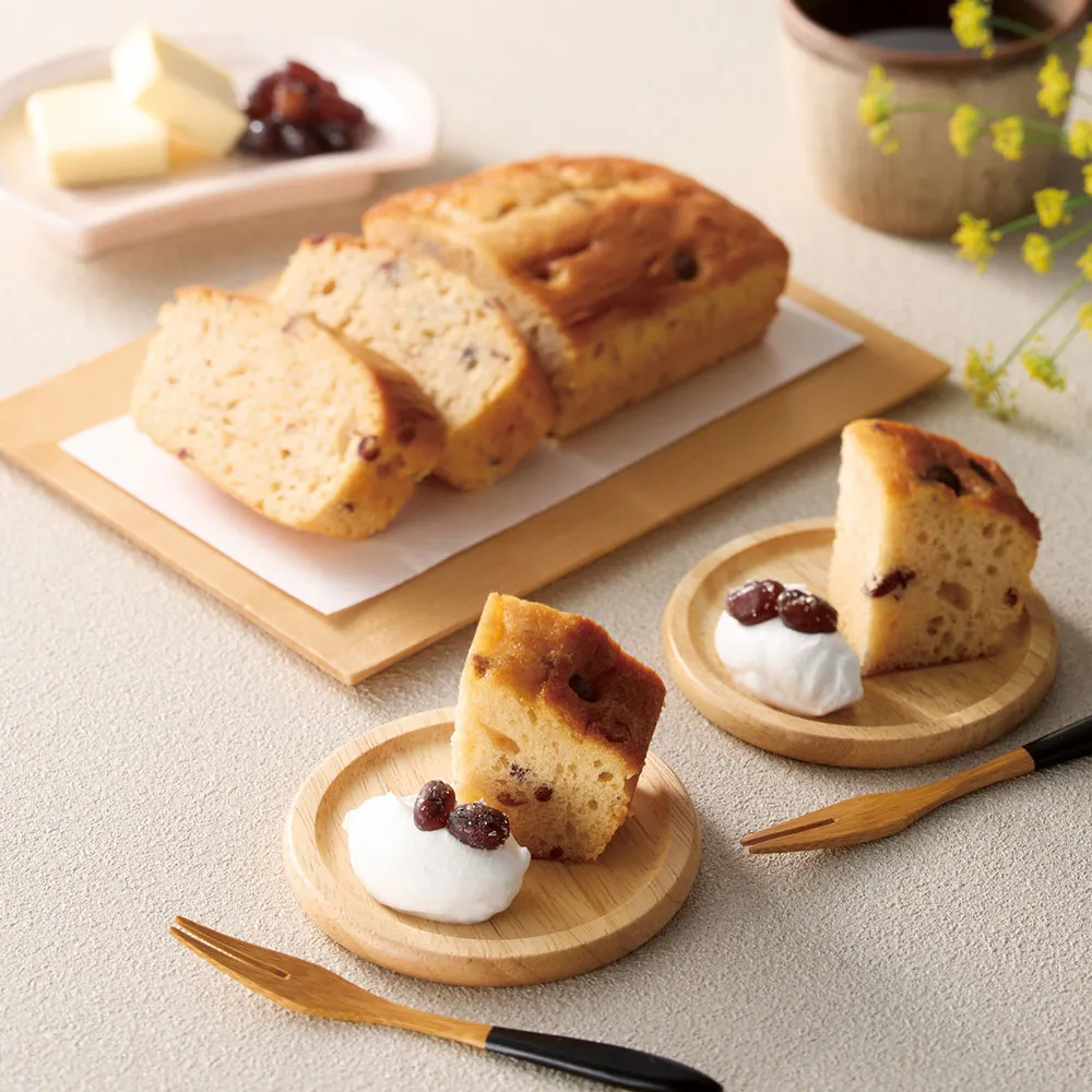 道場六三郎監修 あんバターケーキ+和紅茶