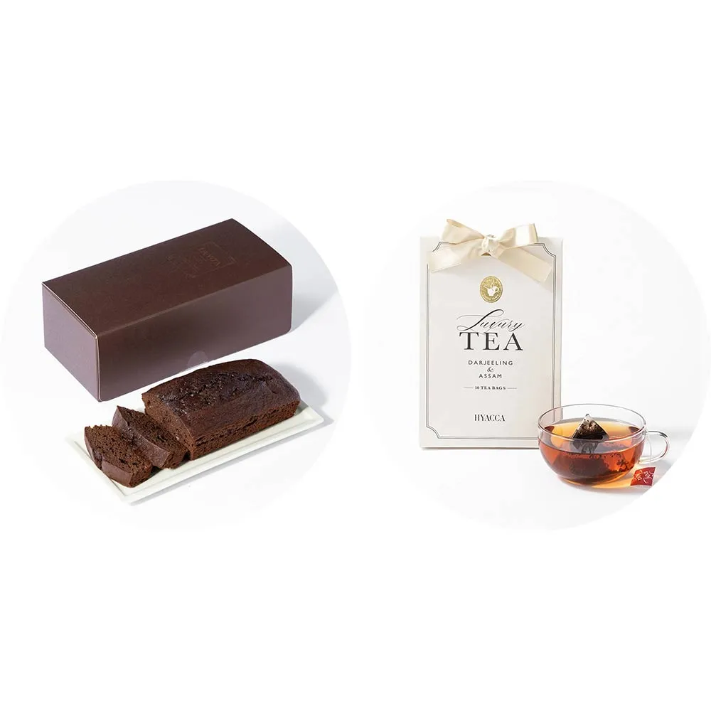 LA vitaショコラケーキ+紅茶