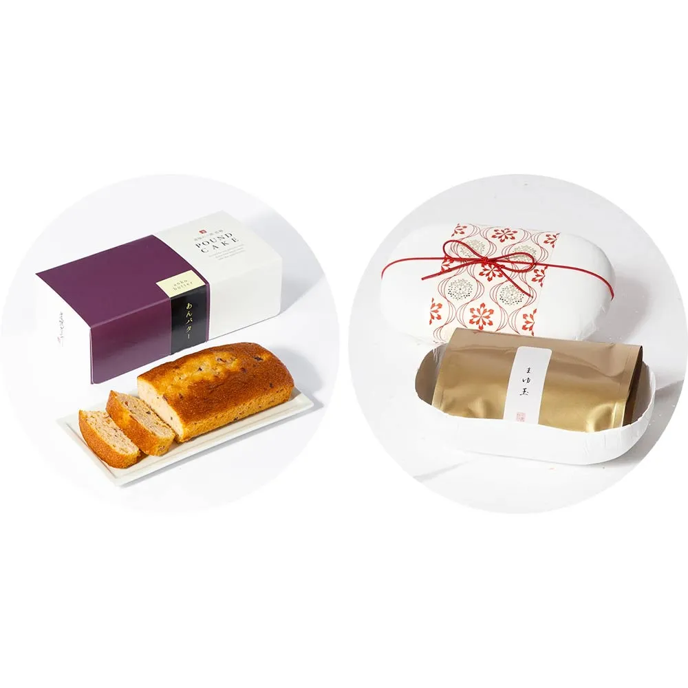 道場六三郎監修 あんバターケーキ+和紅茶