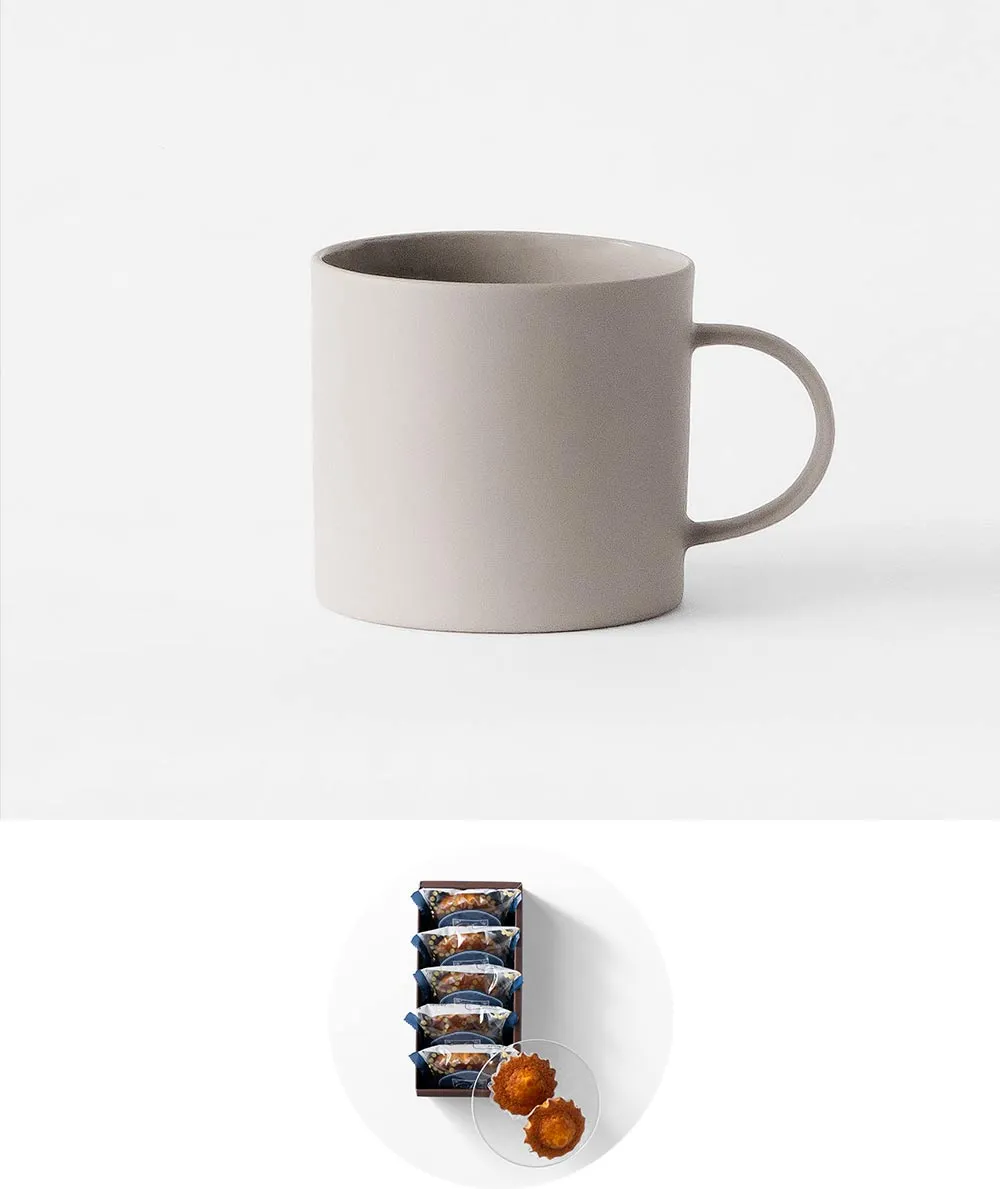 マグカップ［モヘイム］+マドレーヌ / グレー
