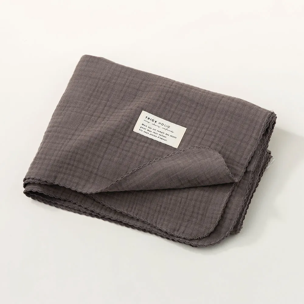 TRICK HOLIC  GAUZE BLANKET /  チャコール［トリックホリック］