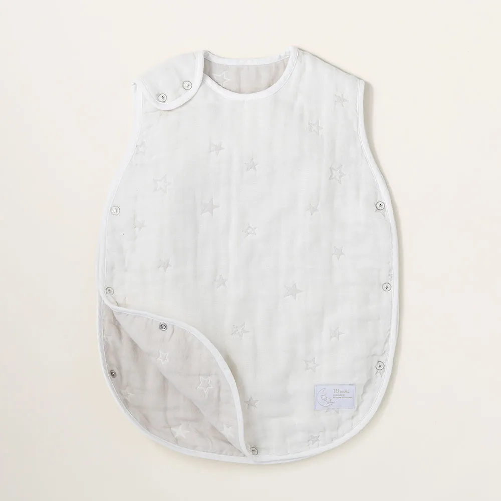 ふくふく6重ガーゼ スリーパー /  エクリュ［ディモワ］