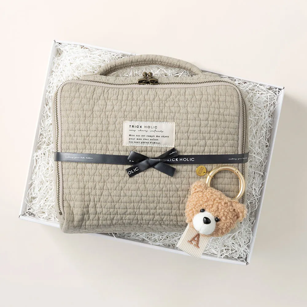 TRICK HOLIC BOX / TRUNK BAG+BEAR TAG / ベージュ［トリックホリック］ A 