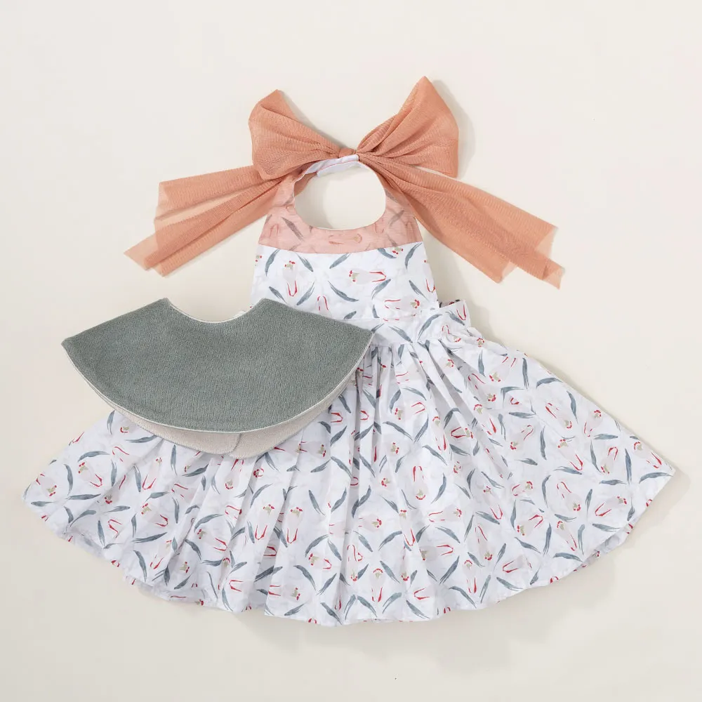 MARLMARL BOX / お食事エプロン+スタイ /  カランコエ［マールマール］