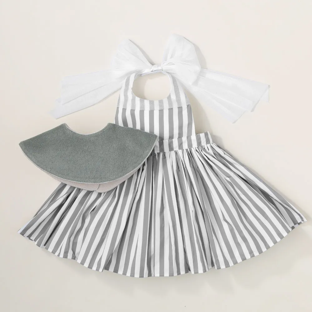 MARLMARL BOX / お食事エプロン+スタイ /  ストライプ［マールマール］