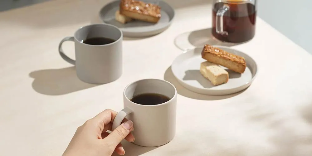 商品説明 MOHEIM MUG BOX / サンドホワイト＆グレー［モヘイム］