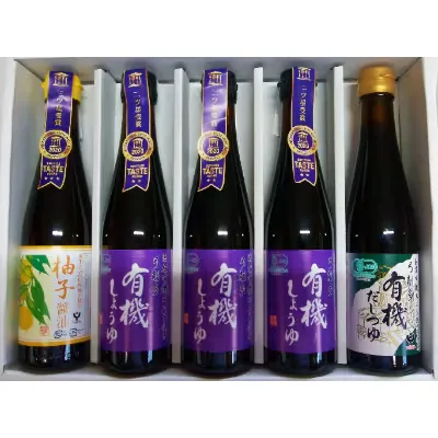 有機しょうゆ・柚子・だしつゆセット