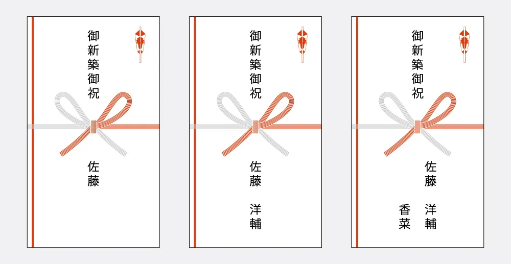 のし袋の選び方と書き方