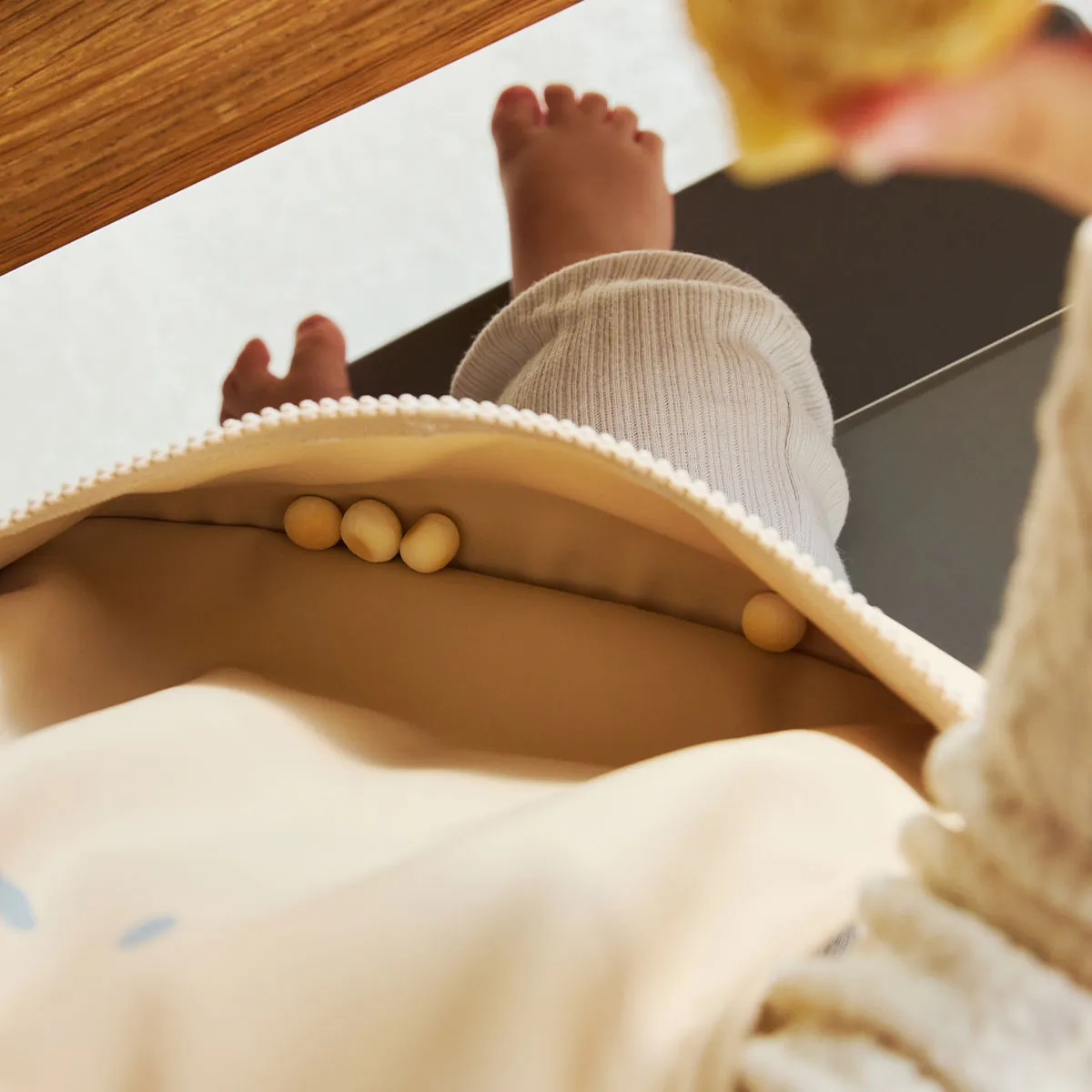 BIB＆TABLE WARE BOX / mamamanma / フリルグレー［ディモワ］ 12