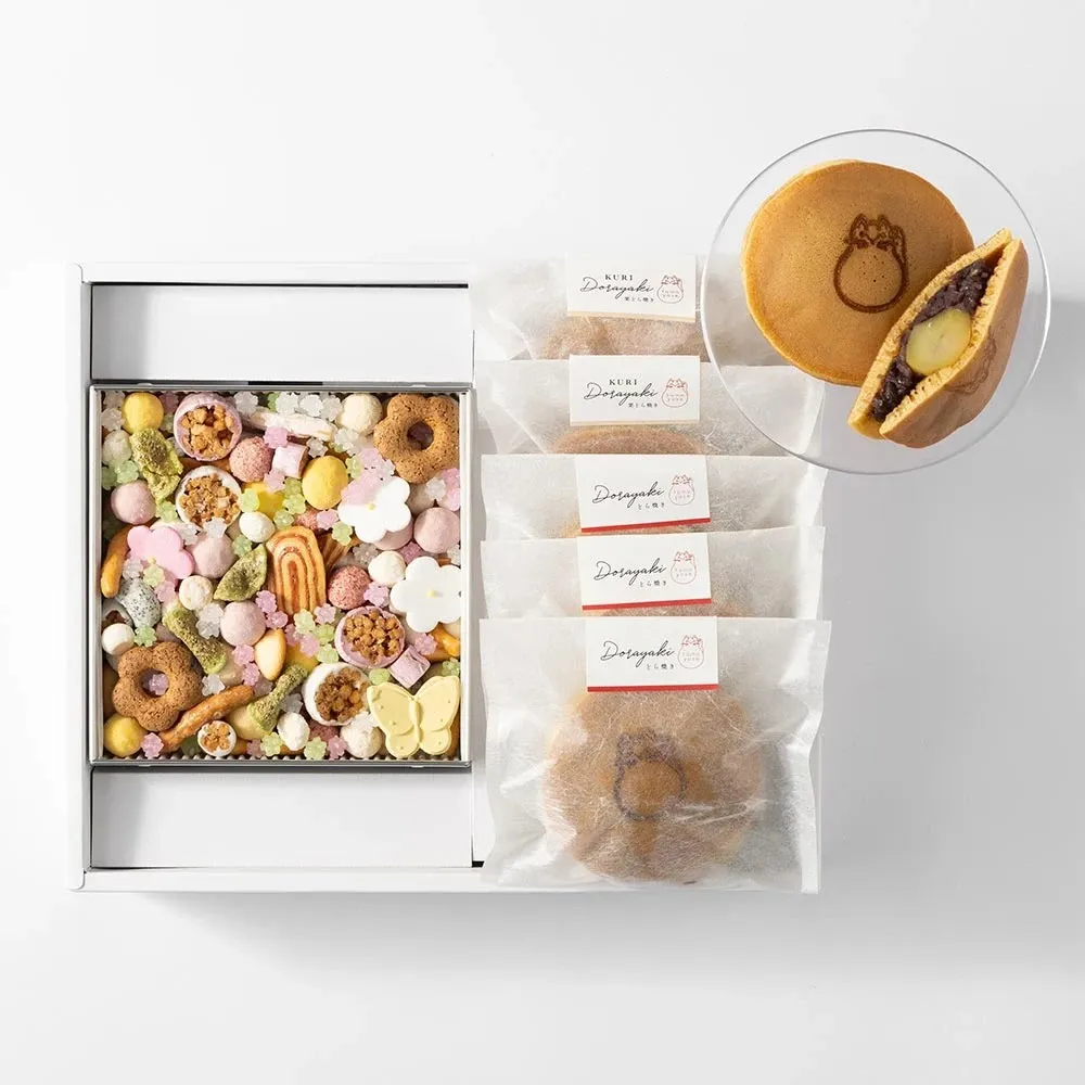 ふきよせ甘い缶＆どら焼きセット［tamayose］