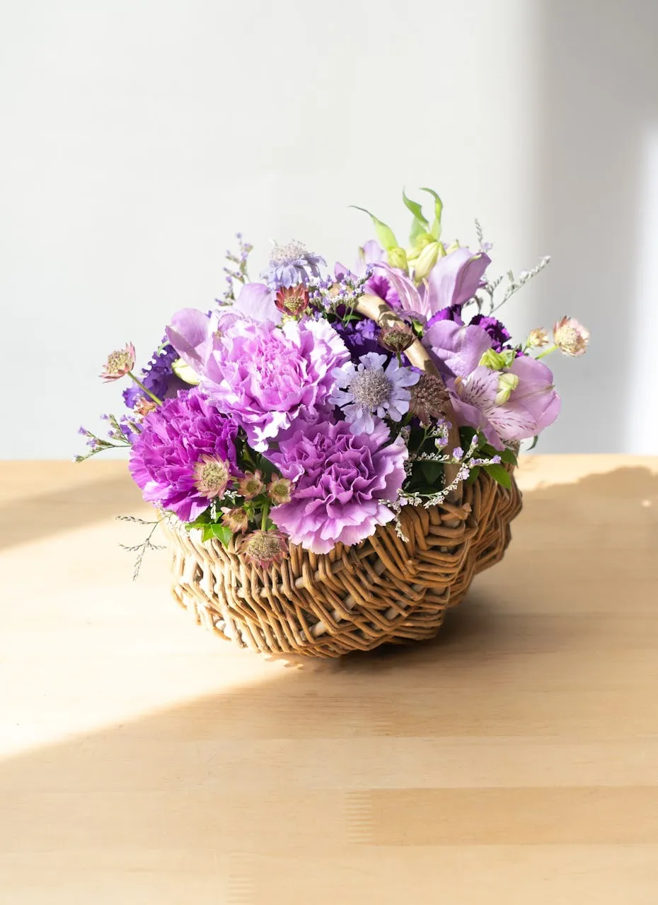 カーネーション アレンジメント ムーンダスト S