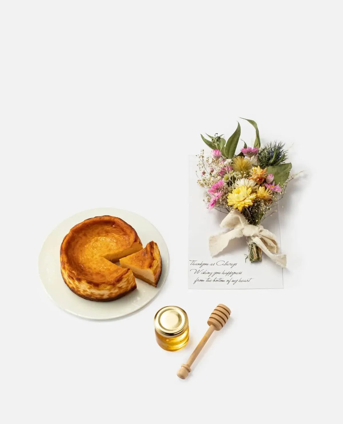 禁断のチーズケーキ ドライフラワーセット ［CALMATI］