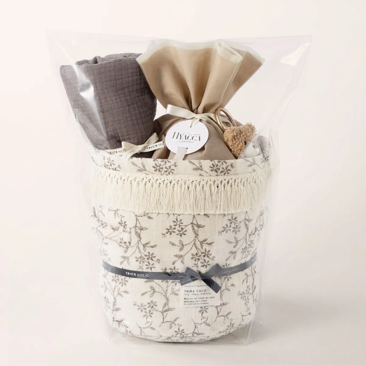 BABY DIAPER BAG / ヴィンテージフラワー / チャコール［トリックホリック］ 18