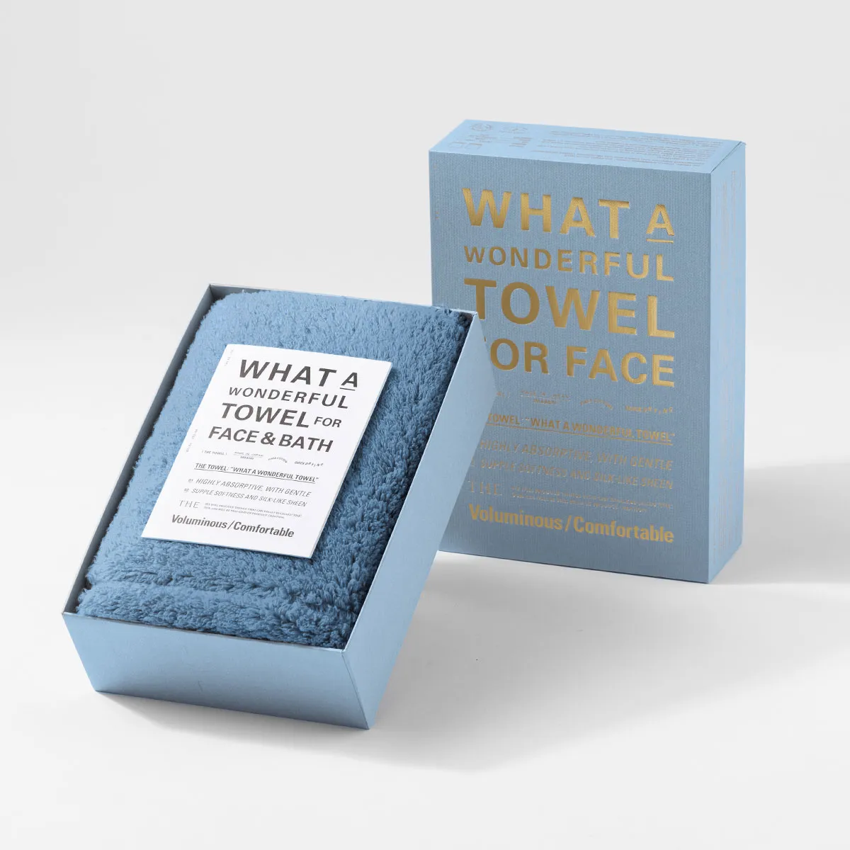 THE FACE TOWEL / SOFT /  ブルー