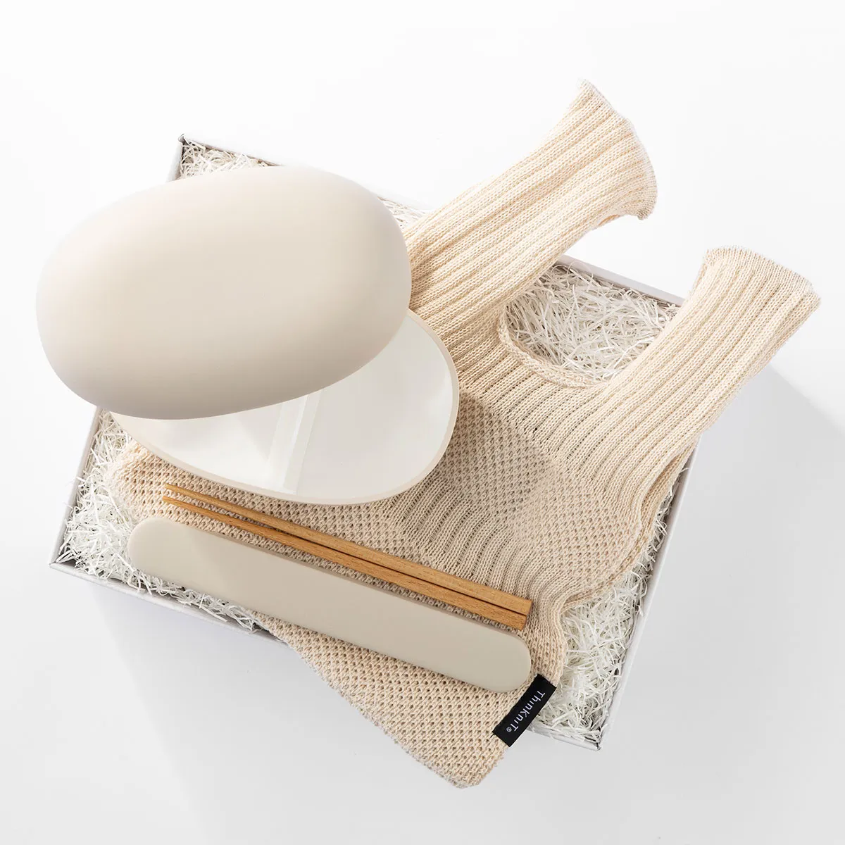 LUNCH TIME BOX / お弁当セット+バッグ / アイボリー