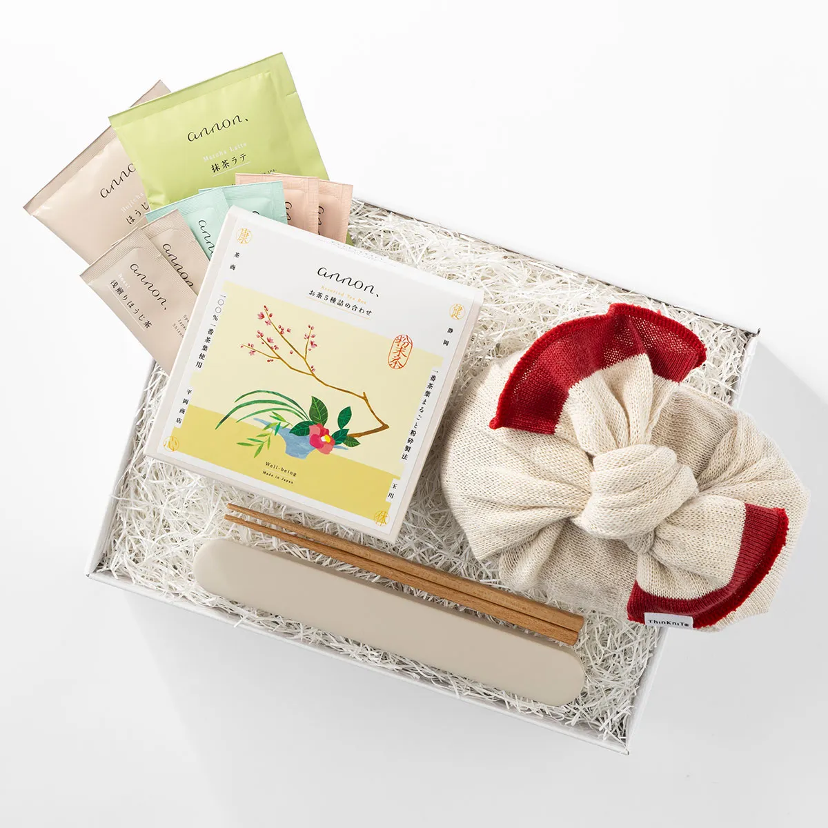 LUNCH TIME BOX / お弁当セット+つつみ+お茶アソート 2