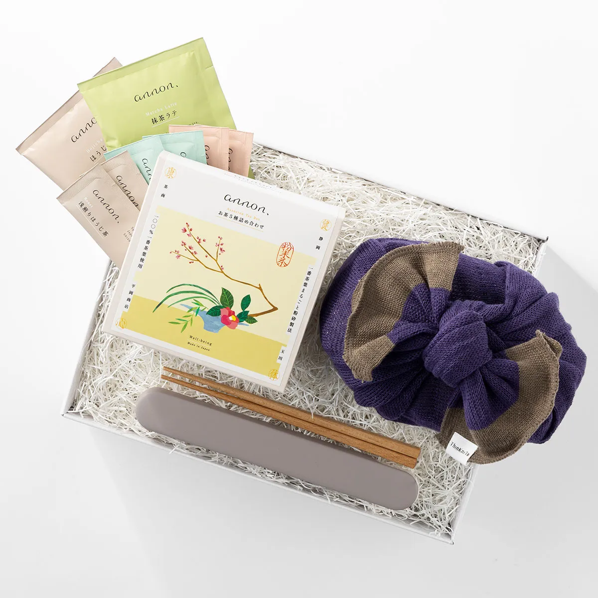 LUNCH TIME BOX / お弁当セット+つつみ+お茶アソート 3