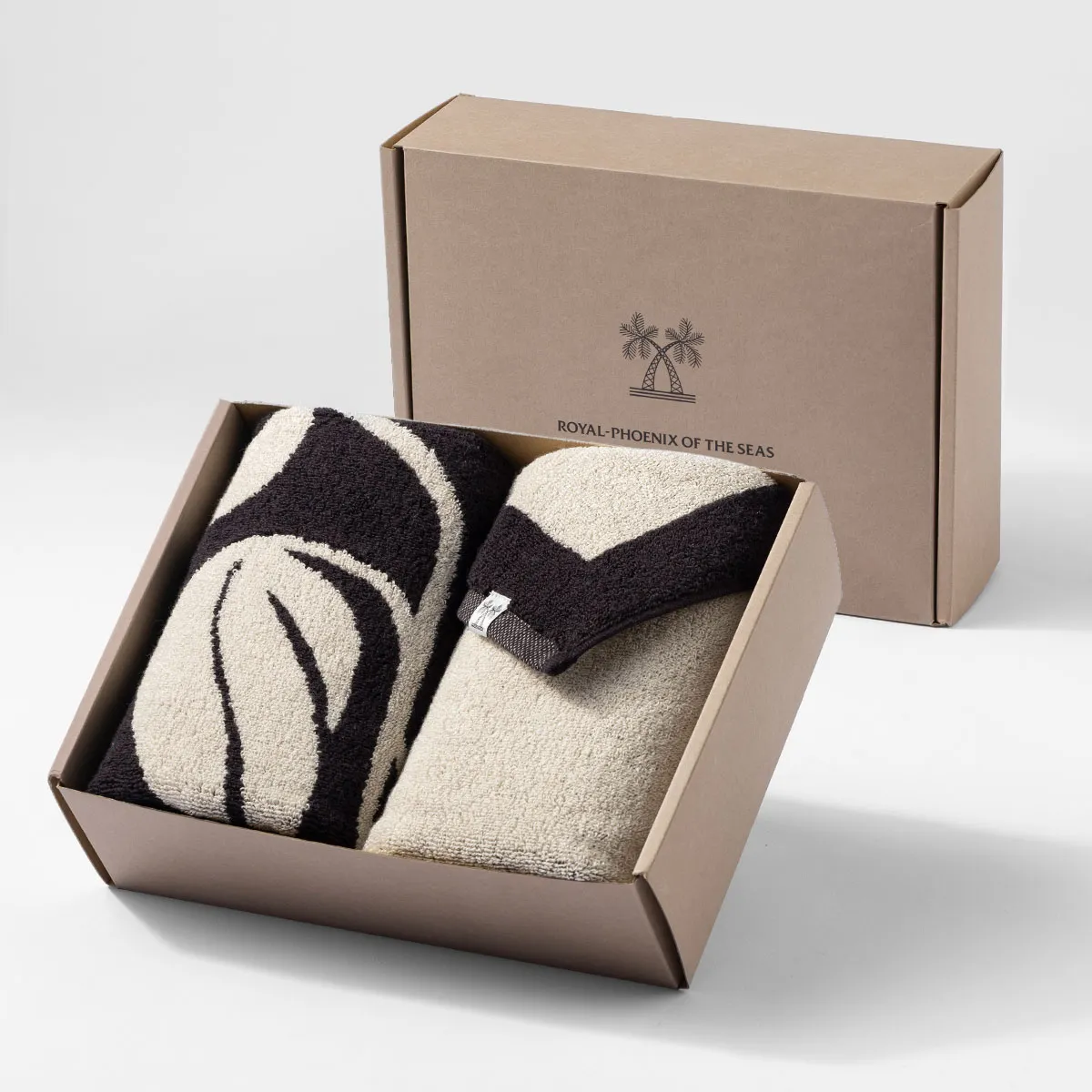 AMBIENT TOWEL / FACE TOWEL / チャコール［ロイヤル-フェニックス オブ ザ シーズ］ 1