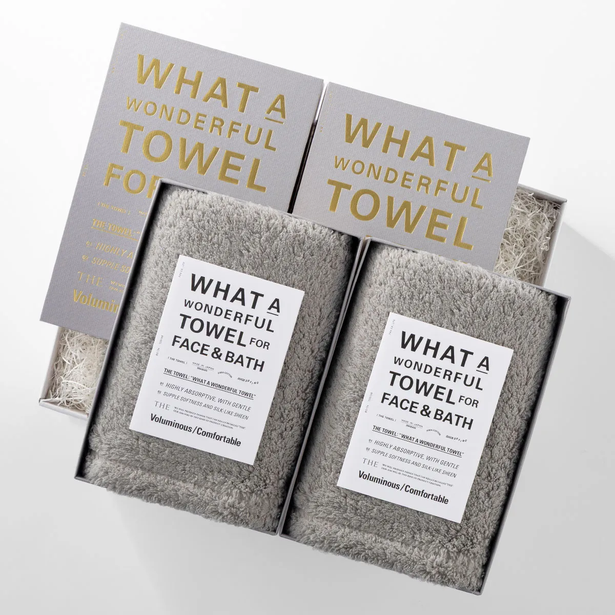 THE TOWEL BOX /  グレー［THE］