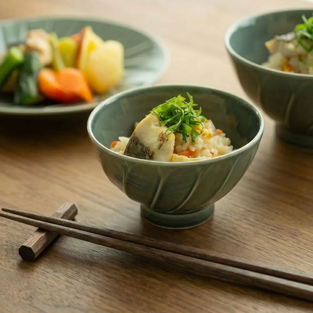 FOOD＆TABLE WARE BOX / SCULPTURE / 鯛めし+箸 / さくら＆ウォルナット 2