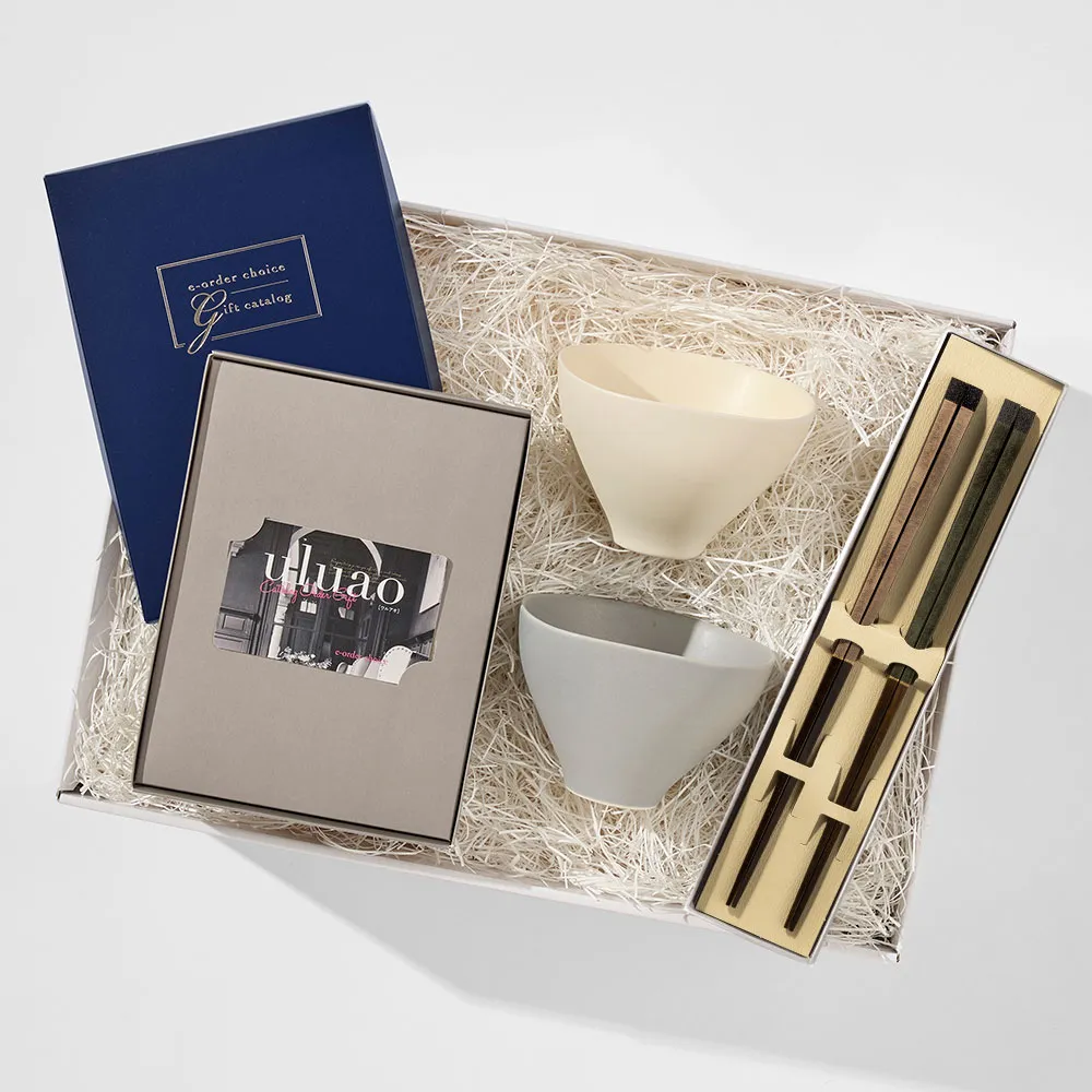 CATALOG&TABLE WARE BOX/uluao/グレー＆ホワイト/ 浅葱＆桜/全5種 1