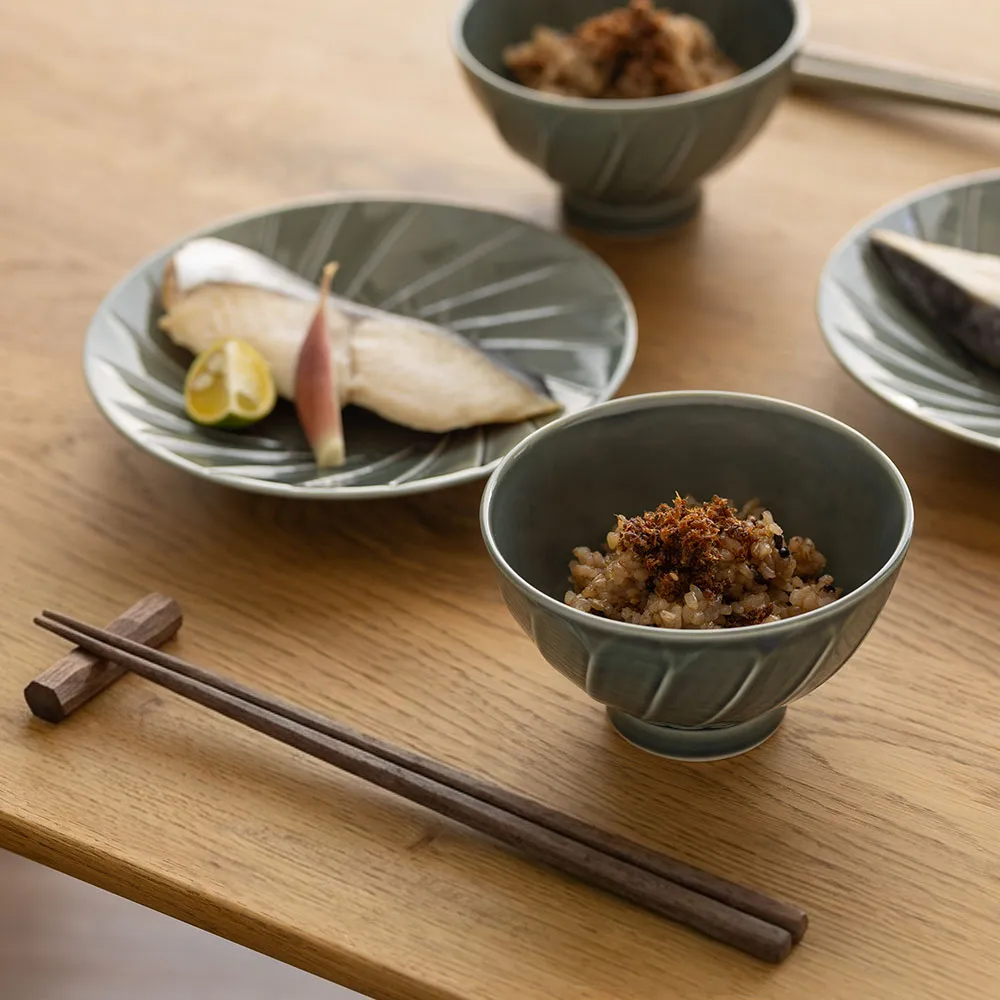 JAPANESE SELECTION BOX / SCULPTURE / セージグリーン / さくら＆ウォルナット 3