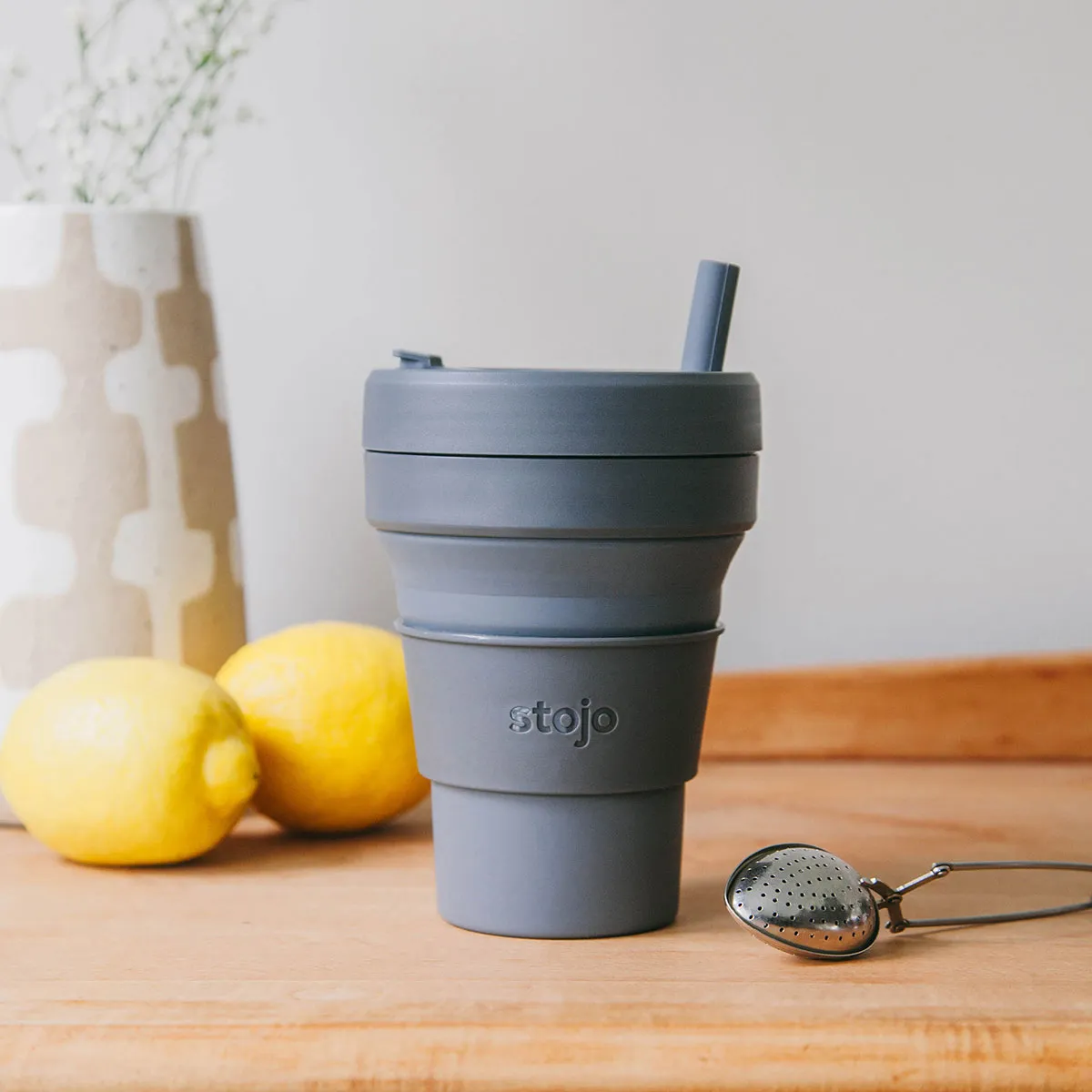 CAFE TO GO BOX / 折りたたみタンブラー+バッグ / アイボリー 2