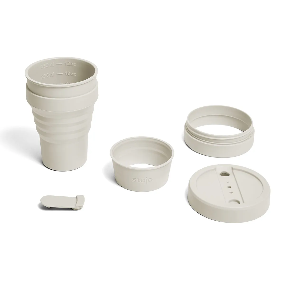 CAFE TO GO BOX / 折りたたみタンブラー+バッグ / アイボリー 6