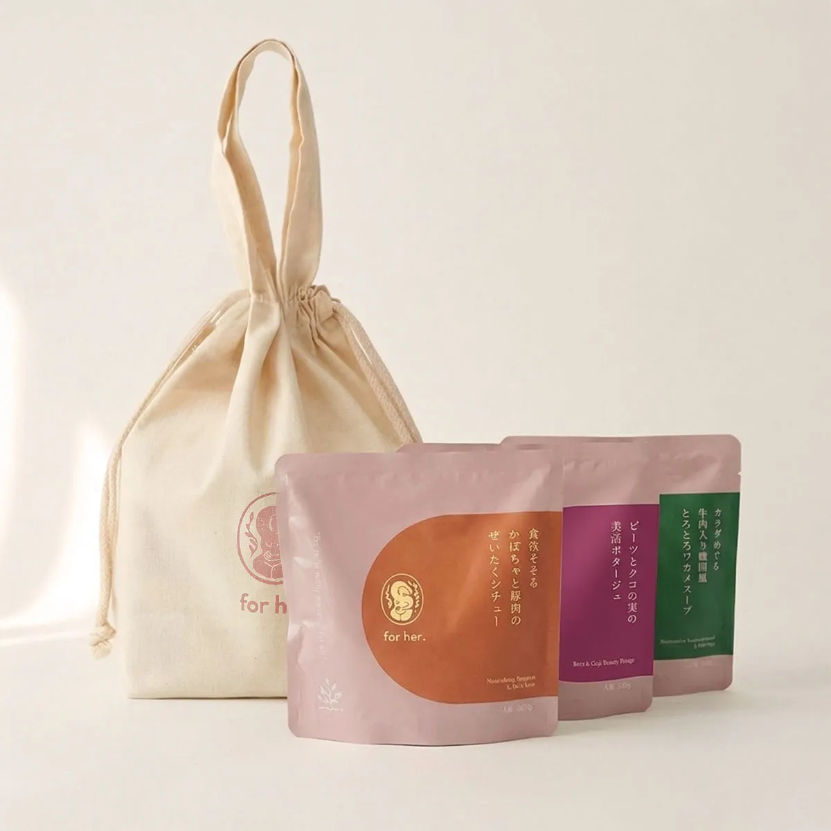 NOURISH omamori soup / 3食セット［for her.］ 2