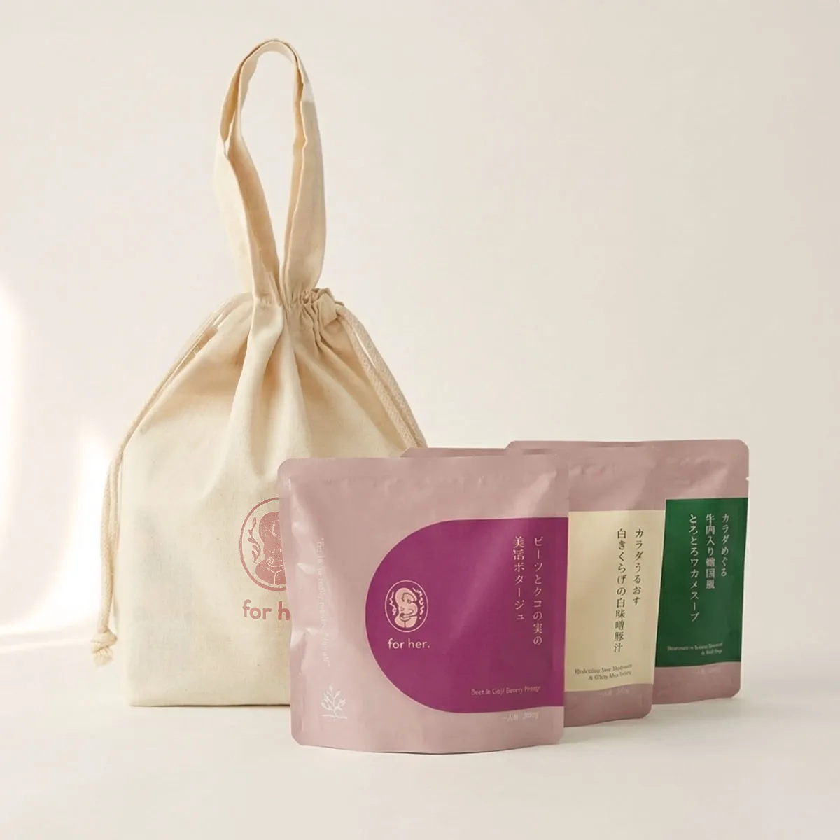 RESET omamori soup / 3食セット［for her.］ 2