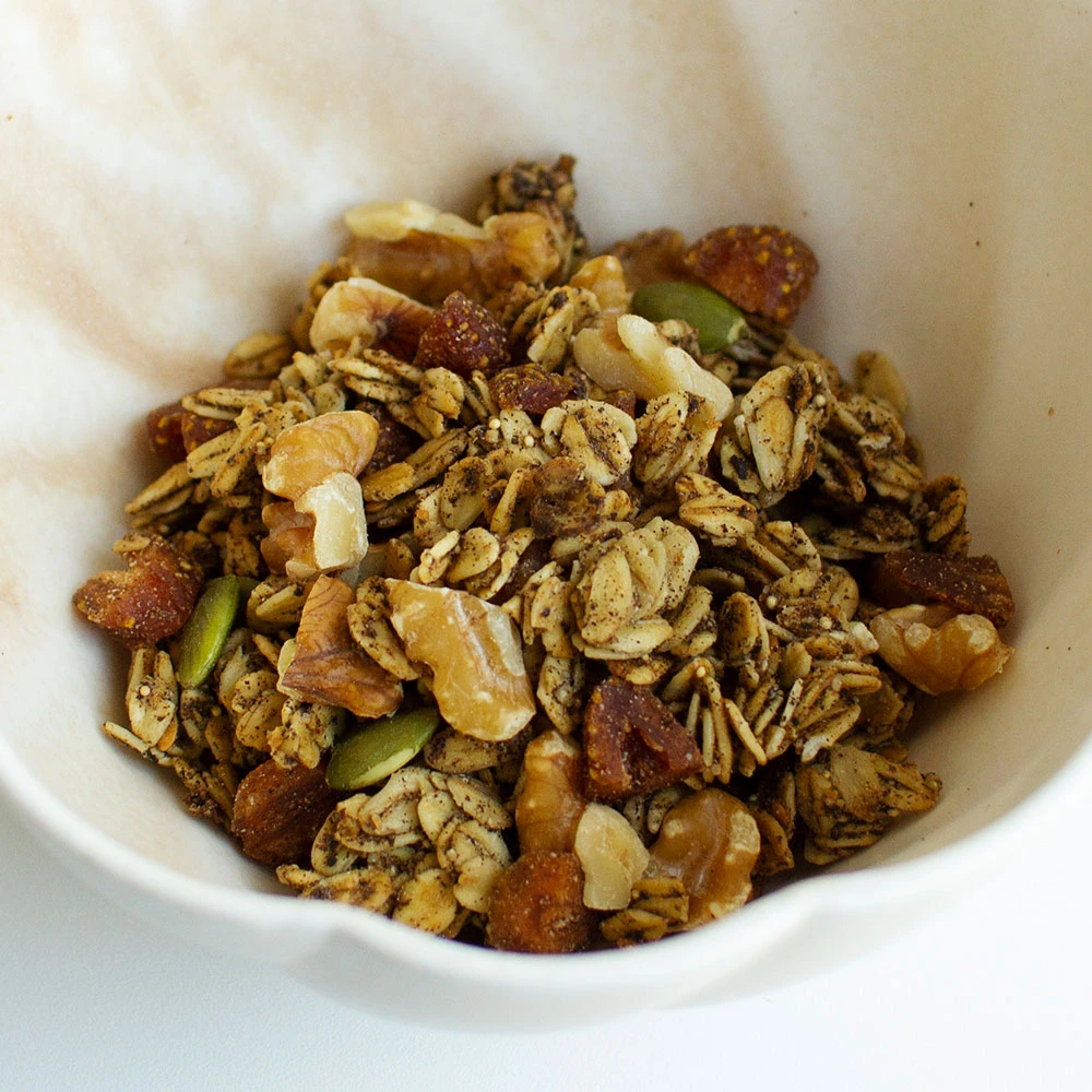 【母の日限定】押し花コースター＆グラノーラ3種＋有機イチジク［and/or Granola］ 3