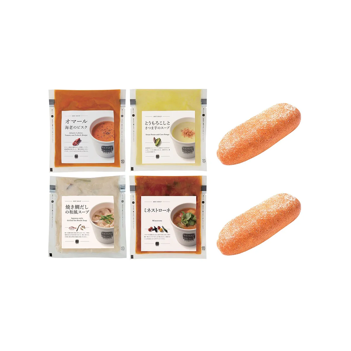 商品概要 スープとパンのセット［スープストックトーキョー］ 50