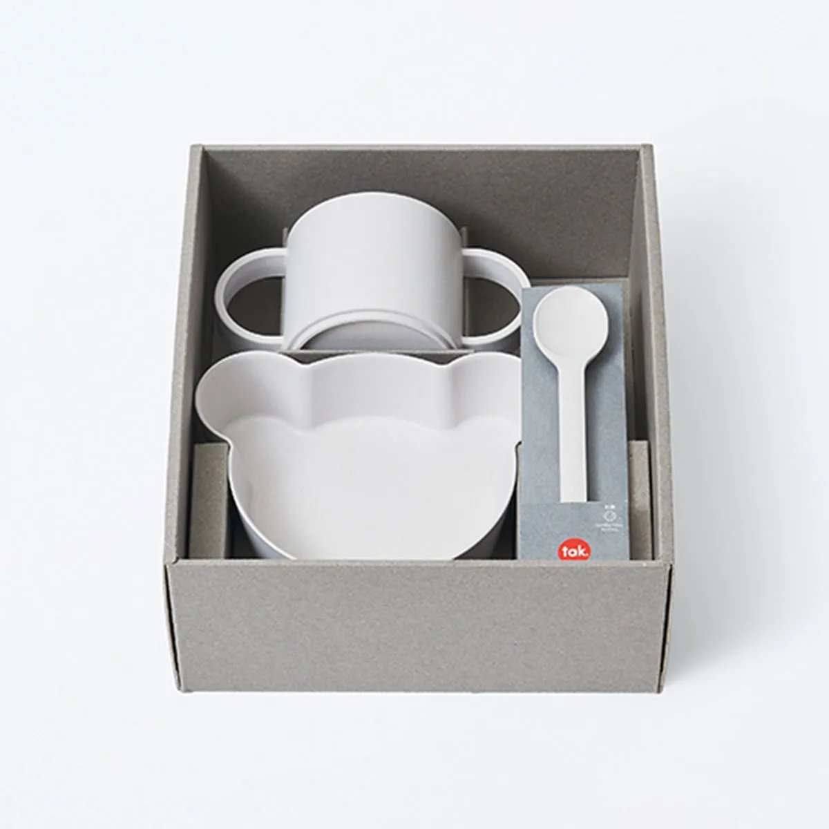 BIB＆TABLE WARE BOX / tak. /  ブルーガーデン＆ホワイト