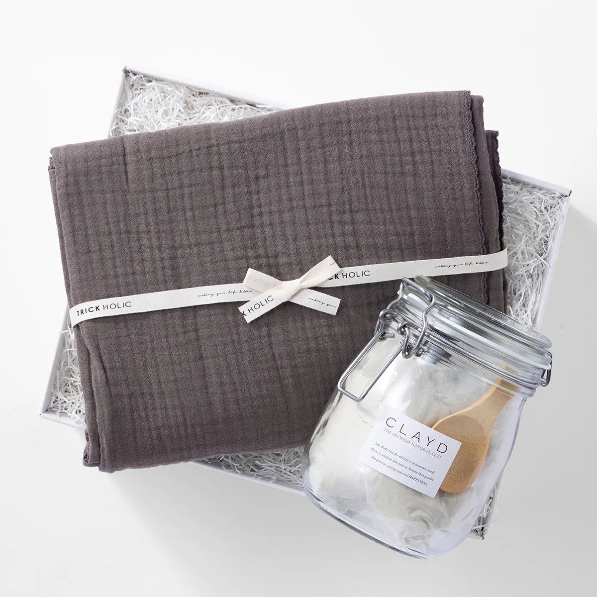BATH TIME BOX / クレイ入浴料 キャニスター+ブランケット 2